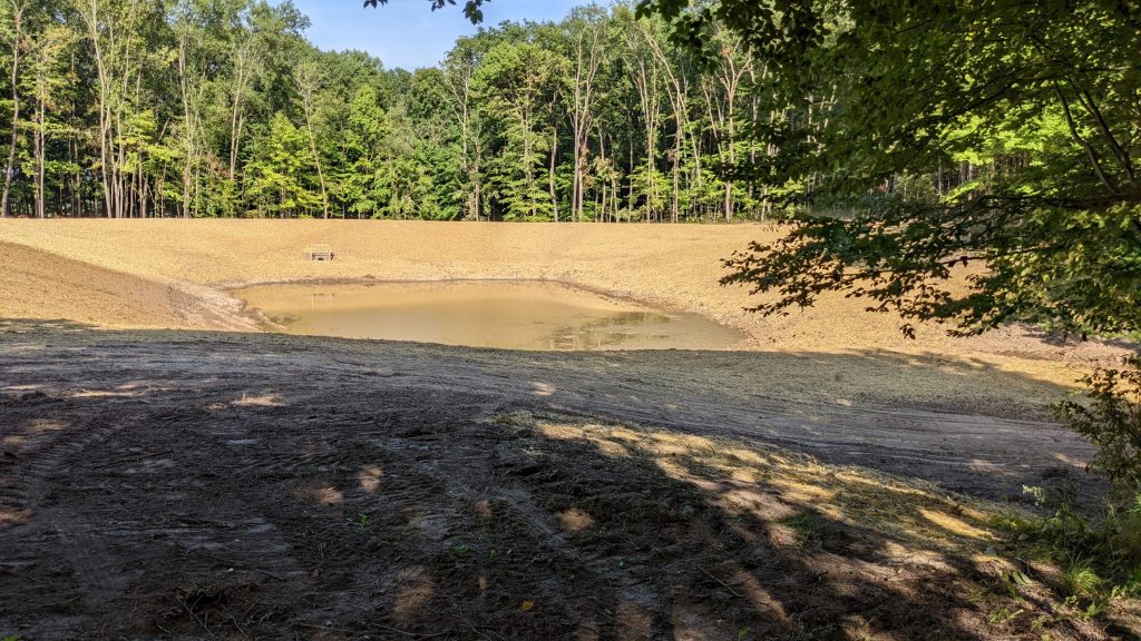 New dam construction to assist with field flood control