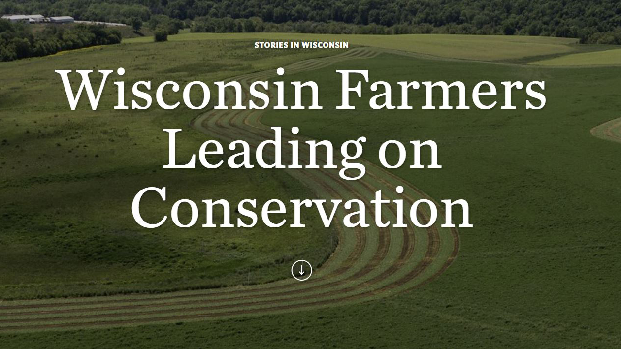 New online resource highlights Wisconsin farmers leading on conservation