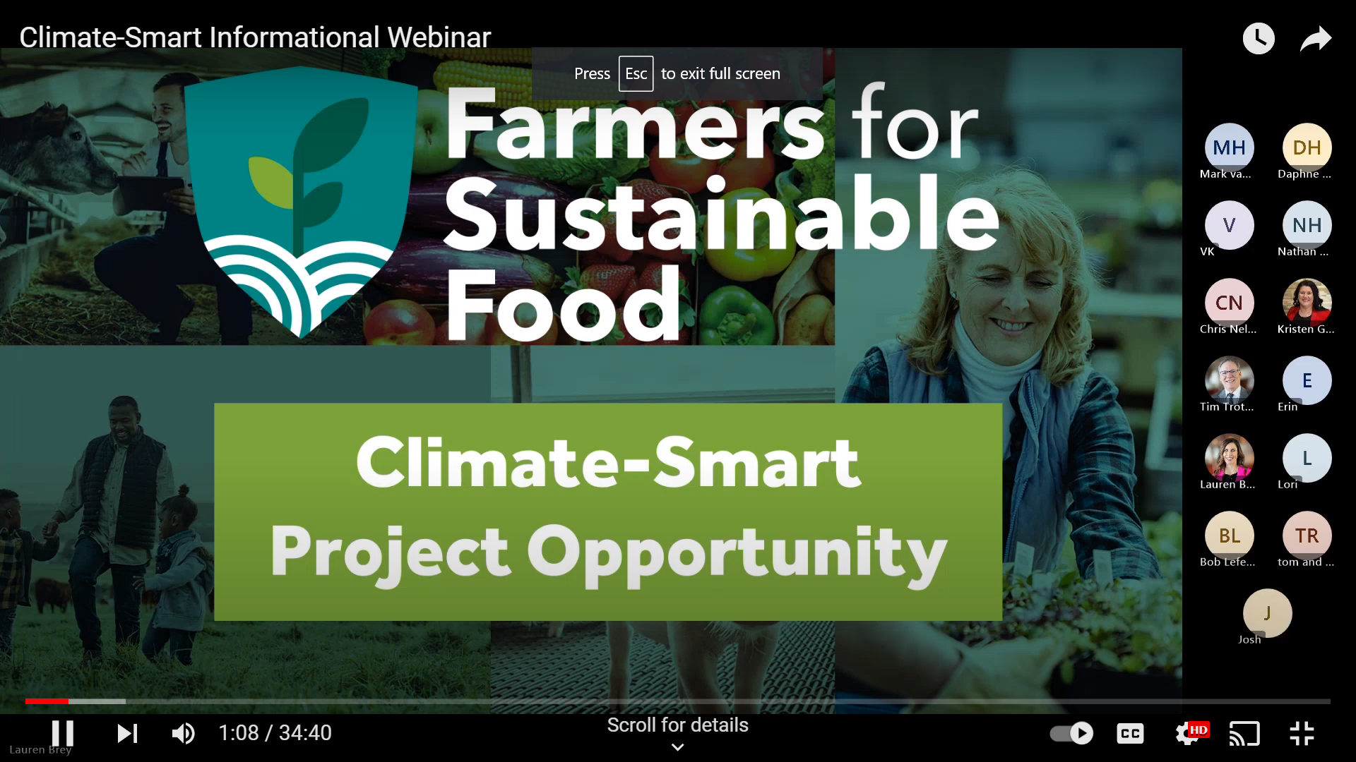 Farmers for Sustainable Food, Edge Dairy Farmer Cooperative host Climate-Smart informational webinar