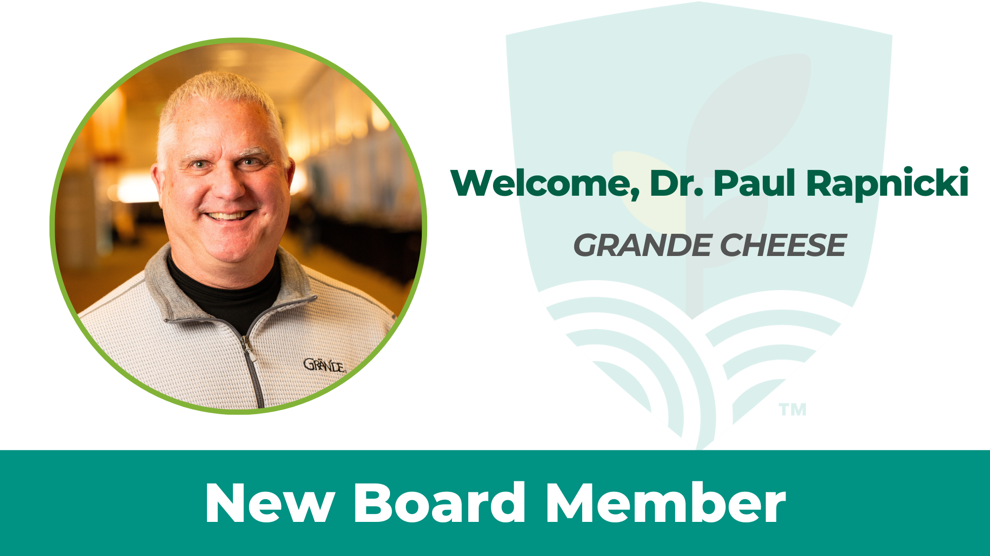 Meet new board member Dr. Paul Rapnicki