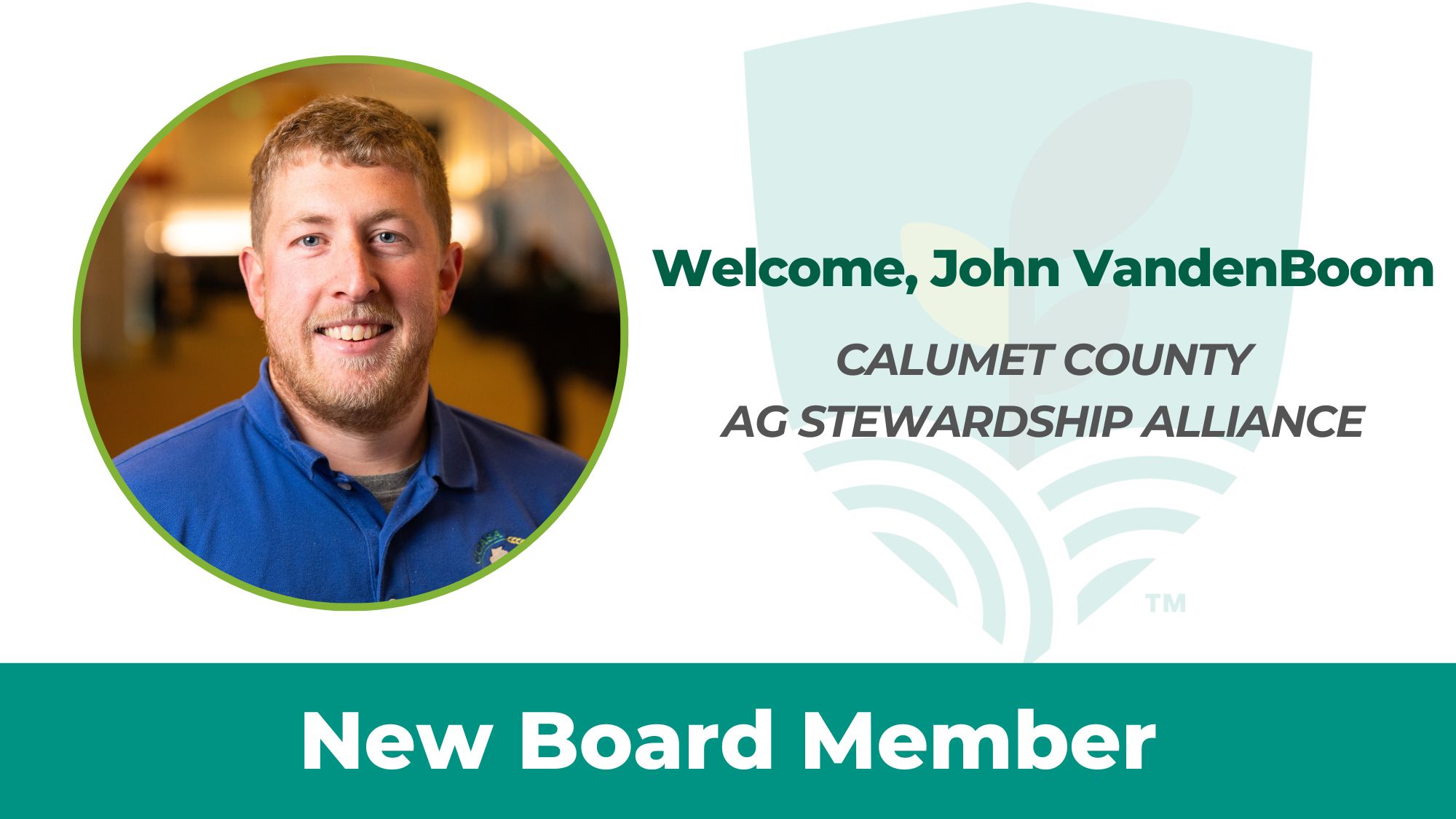 Meet new board member John VandenBoom